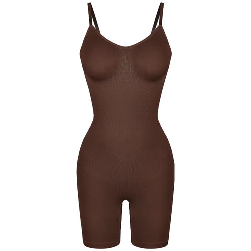 Body sculptant sans couture Épure porté, coloris Marron