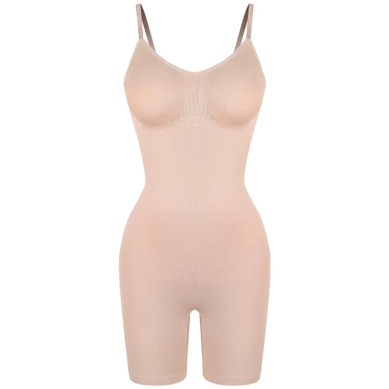 Body sculptant sans couture Épure porté, coloris Nude